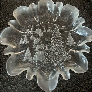 Vintage The Mikasa Christmas Story Plate